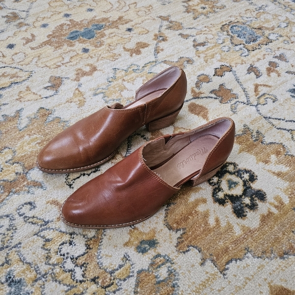 Madewell Lucie Shoe in English Saddle - Picture 1 of 9